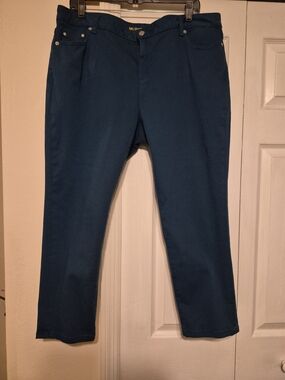 MICHAEL Michael Kors Teal Ankle & Cropped Jeans